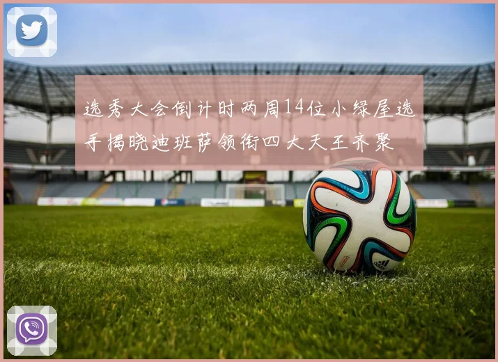 选秀大会倒计时两周14位小绿屋选手揭晓迪班萨领衔四大天王齐聚
